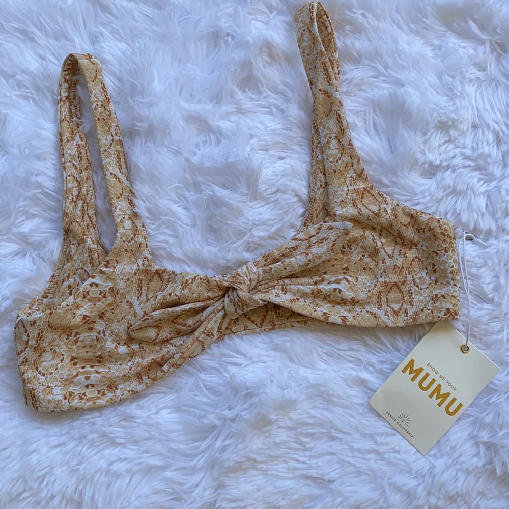 Show Me Your Mumu Desert Snake Daytona Tie Top